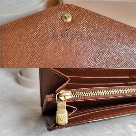 💕CLASSIC Louis Vuitton Sarah Wallet Monogram NEW MODEL - Picture 11 of 16